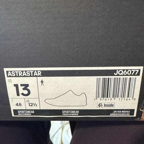 Adidas Astrastar JQ6077 Black Orange Cloudfoam Comfort running sport Mens 13 NEW main image 9